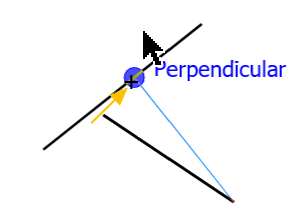 Perpendicular snapping type