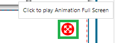 View 3D Animation Full Screen button on a 3D model object on a page in the Viewer