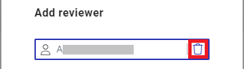Bin Button in the Reviewer Field