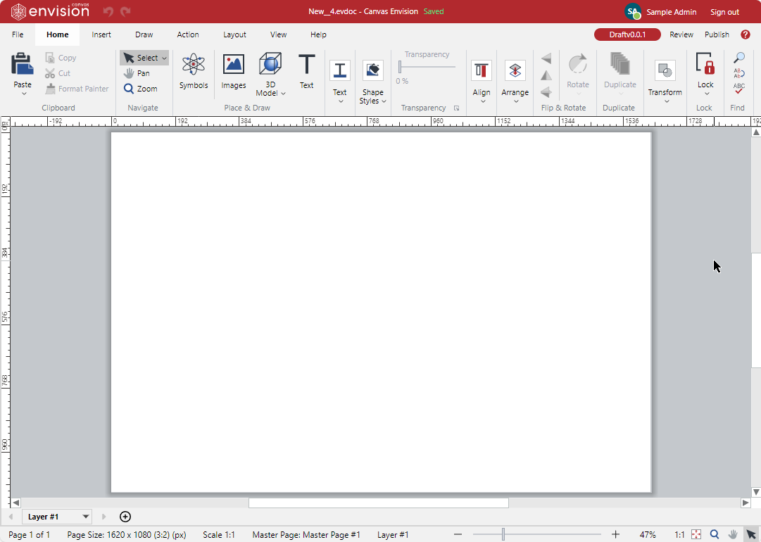 New Document from a Standard Blank