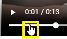 Clicking on the Seek Slider Bar in the Video Player Embedded in the Viewer