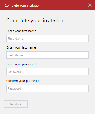 Complete your invitation
