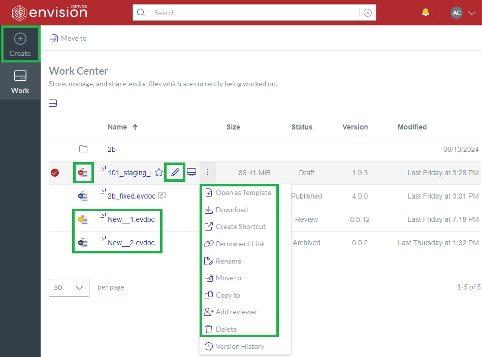 Creator UI