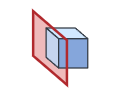 Group of cutting planes or cutting plane icon in the Type column of the Assembly Tree pane grid of the 3D Viewer