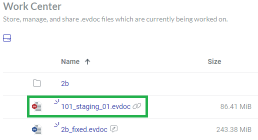 Document with Permanent Link