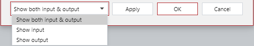 Drop-down List in the Bottom Left Corner of the Auto Trace Pop-up Dialog Box