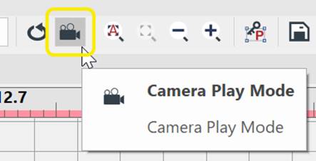 You can play the animation ignoring the Camera keys by deselecting the Camera Play Mode icon at the Toolbar in the Animation Timeline pane.