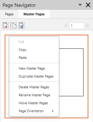 Master Page Context-Sensitive Menu