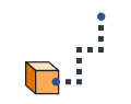 Offset line icon in the Type column of the Assembly Tree pane grid of the 3D Viewer