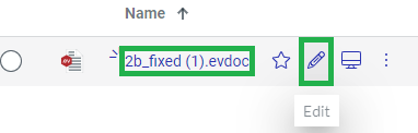 Open File For Edit Options