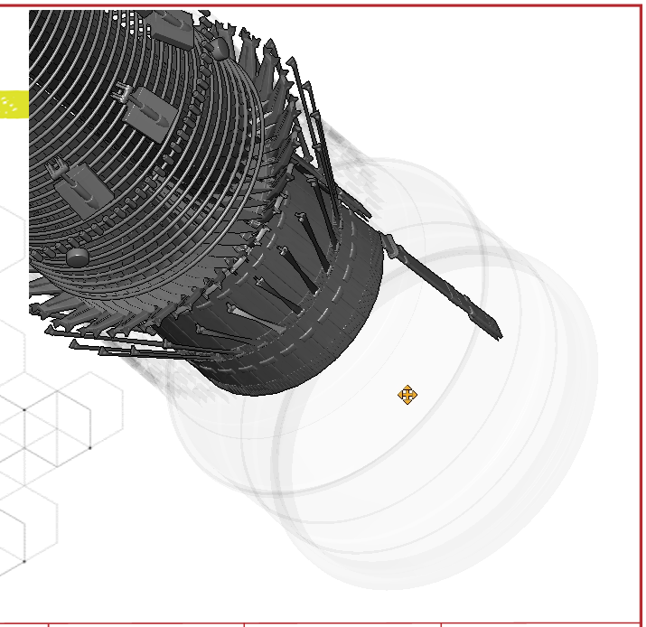 Panning the camera on-page 3D viewer of the Envision Viewer