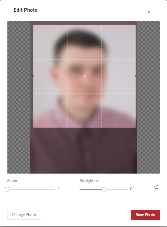 Resized Crop Box