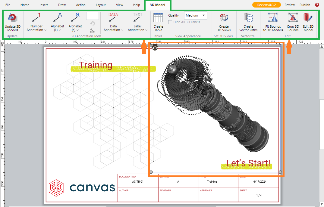 Selecting a 3D Model