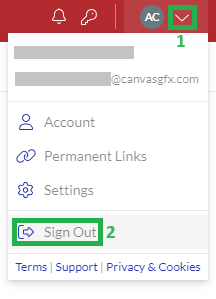 Sign Out