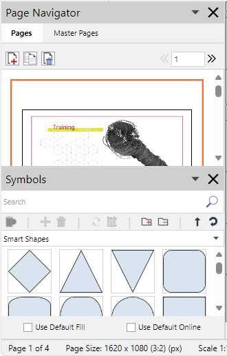 Stacked Page Navigator and Symbols Panes Stacked Page Navigator and Symbols Panes