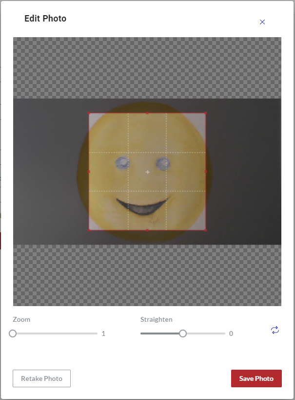 Taken Photo in the Edit Photo 
