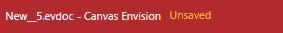 Unsaved Document Save Status Indicator