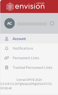 Wide User Profile Sidebar