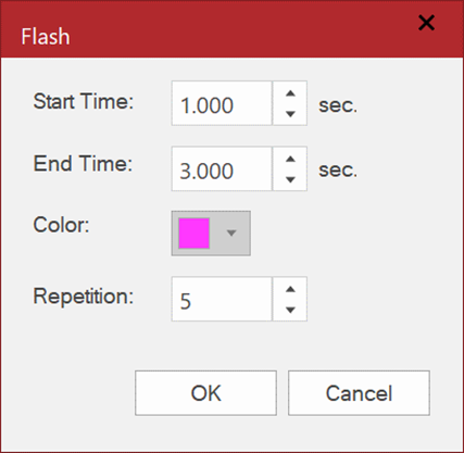 Flash dialog box