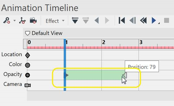 When hovering one of the effect keys, a pair of the keys will be highlighted