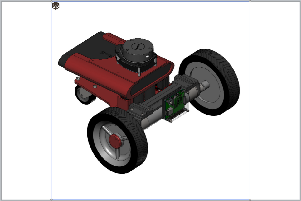 インポートされた3Dモデル